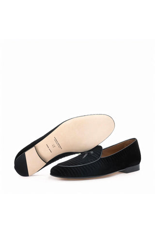 SUPERGLAMOUROUS Tangerine 1 Tejuvelour Velvet Slip-On Loafer (SPGM1375)-AmbrogioShoes