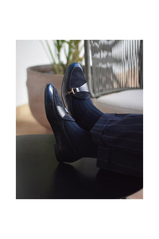 SUPERGLAMOUROUS Tangerine 12 Suede & Leather Belgian Loafers (SPGM1254)-AmbrogioShoes