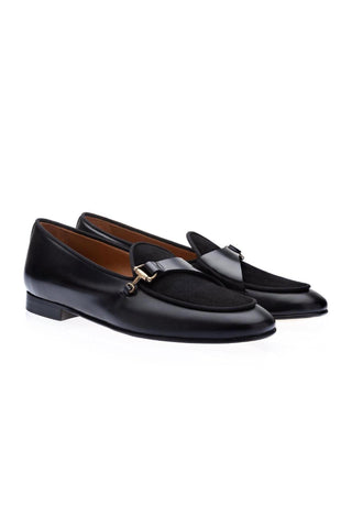SUPERGLAMOUROUS Tangerine 12 Suede & Leather Belgian Loafers (SPGM1254)-AmbrogioShoes