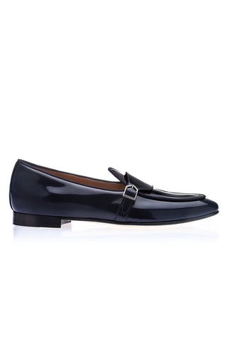 SUPERGLAMOUROUS Tangerine 15.1 Polished Calf-Skin Leather Belgian Loafers (SPGM1317)-AmbrogioShoes