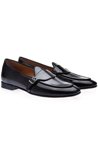 SUPERGLAMOUROUS Tangerine 15.1 Polished Leather Belgian Loafers (SPGM1317)-AmbrogioShoes