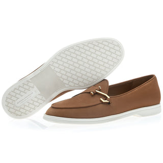 SUPERGLAMOUROUS Tangerine 16 Airwalk Men's Shoes Nubuck Leather Single-Monk Slip-on Sneaker (SPGM1364)-AmbrogioShoes