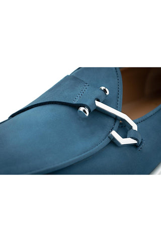 SUPERGLAMOUROUS Tangerine 16 Airwalk Nubuck Leather Single-Monk Slip-on Sneaker (SPGM1364)-AmbrogioShoes