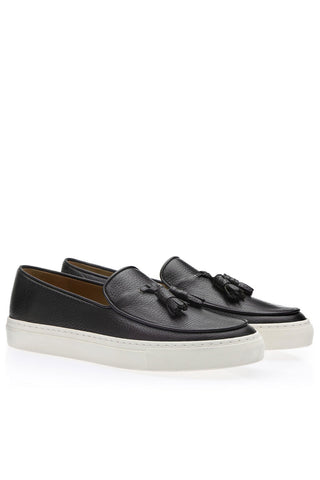 SUPERGLAMOUROUS Tangerine 2 Deer-Skin Slip-On Tassel Skate Sneaker (SPGM1367)-AmbrogioShoes