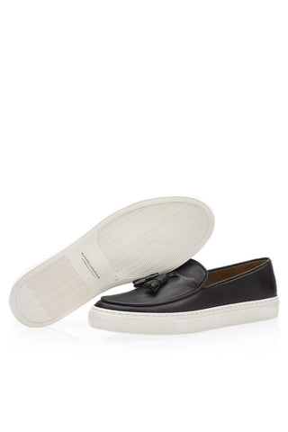 SUPERGLAMOUROUS Tangerine 2 Deer-Skin Slip-On Tassel Skate Sneaker (SPGM1367)-AmbrogioShoes