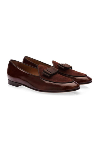 SUPERGLAMOUROUS Tangerine 3 Suede / Leather Belgian Loafer