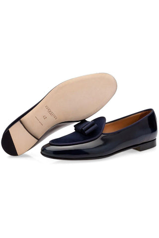 SUPERGLAMOUROUS Tangerine 3 Suede / Leather Belgian Loafer (SPGM1357)