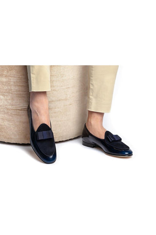 SUPERGLAMOUROUS Tangerine 3 Suede / Leather Belgian Loafer (SPGM1357)