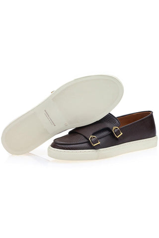 SUPERGLAMOUROUS Tangerine 7 Lizard Embossed Slip-On Sneaker (SPGM1339)-AmbrogioShoes