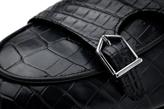 SUPERGLAMOUROUS Tangerine 7 Men's Shoes Crocodile-Skin Double-Monk Mule (SPGM1362)-AmbrogioShoes