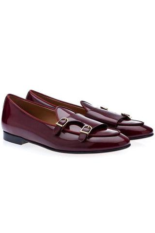 SUPERGLAMOUROUS Tangerine 7 Polished Leather Belgian Loafer-AmbrogioShoes