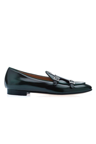 SUPERGLAMOUROUS Tangerine 7 Polished Leather Belgian Loafer-AmbrogioShoes
