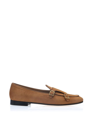 SUPERGLAMOUROUS Tangerine 7 Suede Double Monk-Strap-AmbrogioShoes