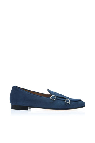 SUPERGLAMOUROUS Tangerine 7 Suede Double Monk-Strap-AmbrogioShoes
