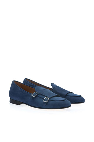 SUPERGLAMOUROUS Tangerine 7 Suede Double Monk-Strap-AmbrogioShoes