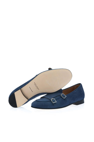 SUPERGLAMOUROUS Tangerine 7 Suede Double Monk-Strap-AmbrogioShoes
