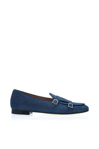 SUPERGLAMOUROUS Tangerine 7 Suede Double Monk-Strap-AmbrogioShoes