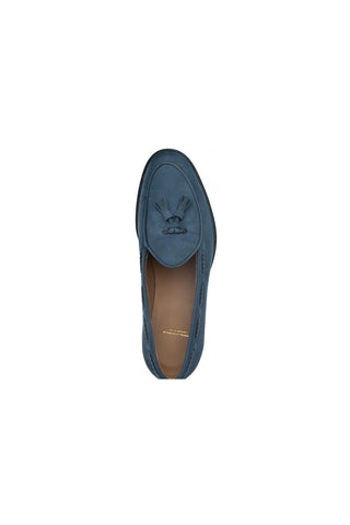SUPERGLAMOUROUS Tangerine 8-T Oregon Grainy Nubuck Leather Belgian Tassel Loafer (SPGM1373)-AmbrogioShoes