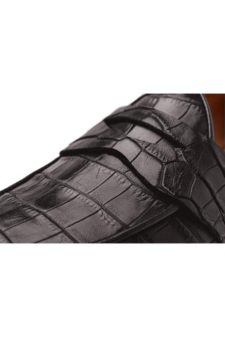 SUPERGLAMOUROUS Tangerine 9 Crocodile Belgian Loafer (SPGM1353)-AmbrogioShoes