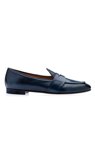 SUPERGLAMOUROUS Tangerine 9 Toledo Leather Penny Loafer-AmbrogioShoes
