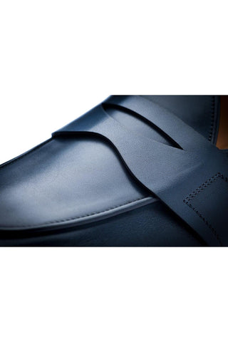 SUPERGLAMOUROUS Tangerine 9 Toledo Leather Penny Loafer-AmbrogioShoes
