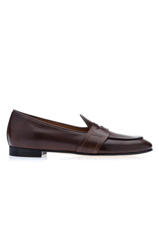 SUPERGLAMOUROUS Tangerine 9 Toledo Leather Penny Loafer-AmbrogioShoes