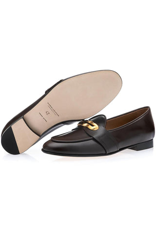 SUPERGLAMOUROUS Tangerine 9.2 Nappa Slip-On Belgian Loafer (SPGM1370)-AmbrogioShoes