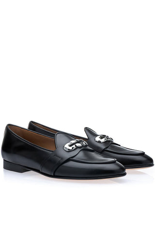 SUPERGLAMOUROUS Tangerine 9.2 Nappa Slip-On Belgian Loafer (SPGM1370)-AmbrogioShoes