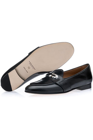 SUPERGLAMOUROUS Tangerine 9.2 Nappa Slip-On Belgian Loafer (SPGM1370)-AmbrogioShoes
