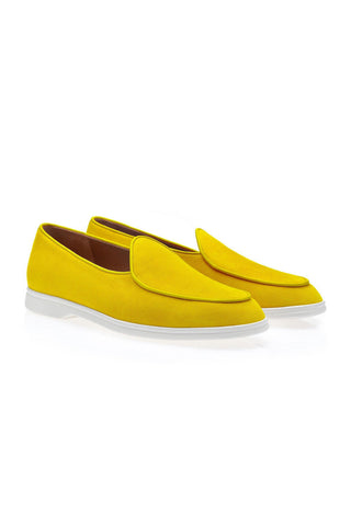 SUPERGLAMOUROUS Tangerine Suede Airwalk Sneaker (SPGM1351)-AmbrogioShoes