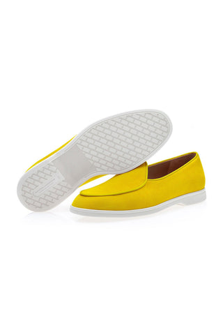 SUPERGLAMOUROUS Tangerine Suede Airwalk Sneaker (SPGM1351)-AmbrogioShoes