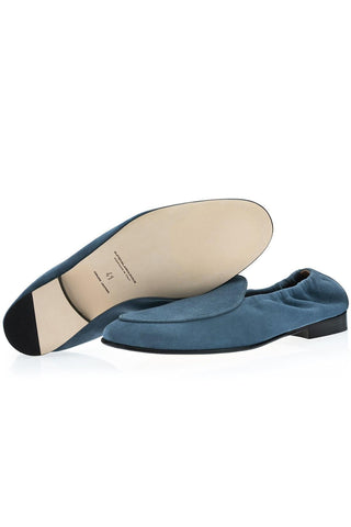 SUPERGLAMOUROUS Tangerine Unlined Suede Slip-On Loafer-AmbrogioShoes