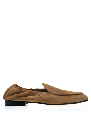 SUPERGLAMOUROUS Tangerine Unlined Suede Slip-On Loafer-AmbrogioShoes