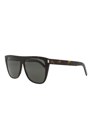Saint Laurent SL1SLIM Dark Havana Sunglasses-AmbrogioShoes