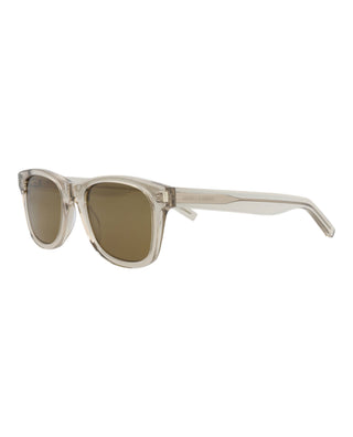 Saint Laurent SL51 Transparent Beige Sunglasses-AmbrogioShoes