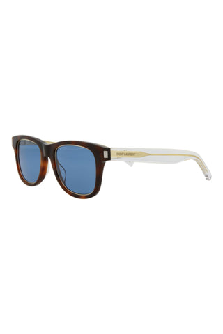 Saint Laurent SL51RIM Medium Havana Sunglasses-AmbrogioShoes