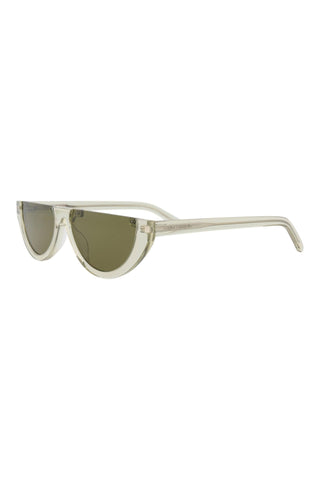 Saint Laurent SL563 Transparent Light Green Sunglasses
