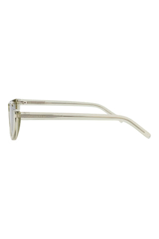 Saint Laurent SL563 Transparent Light Green Sunglasses-AmbrogioShoes