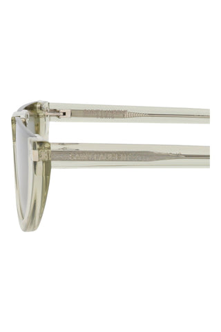 Saint Laurent SL563 Transparent Light Green Sunglasses-AmbrogioShoes