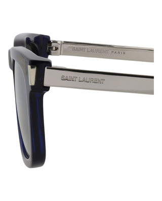 Saint Laurent SL581 Transparent Blue Sunglasses-AmbrogioShoes