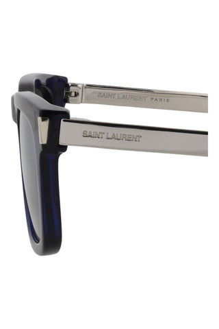 Saint Laurent SL581 Transparent Blue Sunglasses