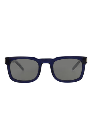Saint Laurent SL581 Transparent Blue Sunglasses