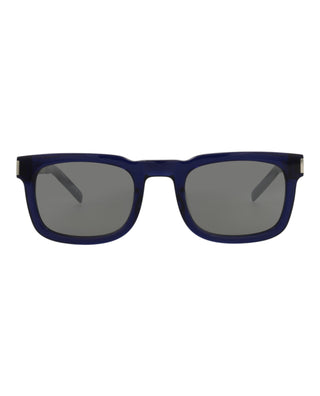Saint Laurent SL581 Transparent Blue Sunglasses-AmbrogioShoes