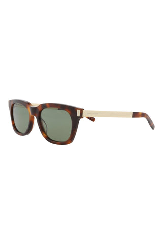 Saint Laurent SL582 Medium Havana Sunglasses-AmbrogioShoes