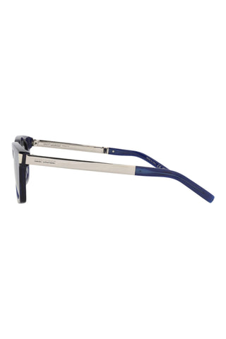 Saint Laurent SL582 Transparent Blue Sunglasses-AmbrogioShoes