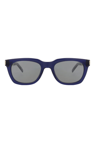 Saint Laurent SL582 Transparent Blue Sunglasses-AmbrogioShoes