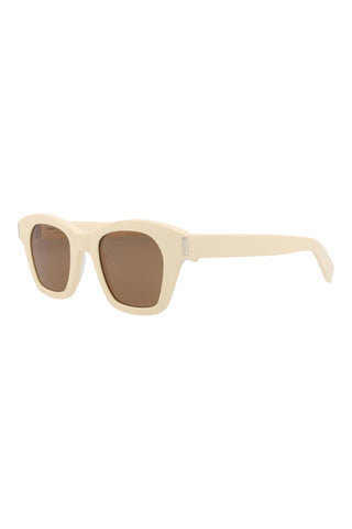 Saint Laurent SL592 Ivory Sunglasses-AmbrogioShoes