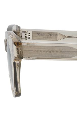 Saint Laurent SL592 Transparent Beige Sunglasses-AmbrogioShoes