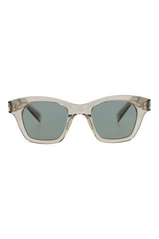 Saint Laurent SL592 Transparent Beige Sunglasses-AmbrogioShoes