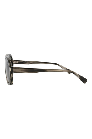 Saint Laurent SL609CAROL Striated Gray Havana Sunglasses-AmbrogioShoes